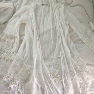 Light airy white sweater